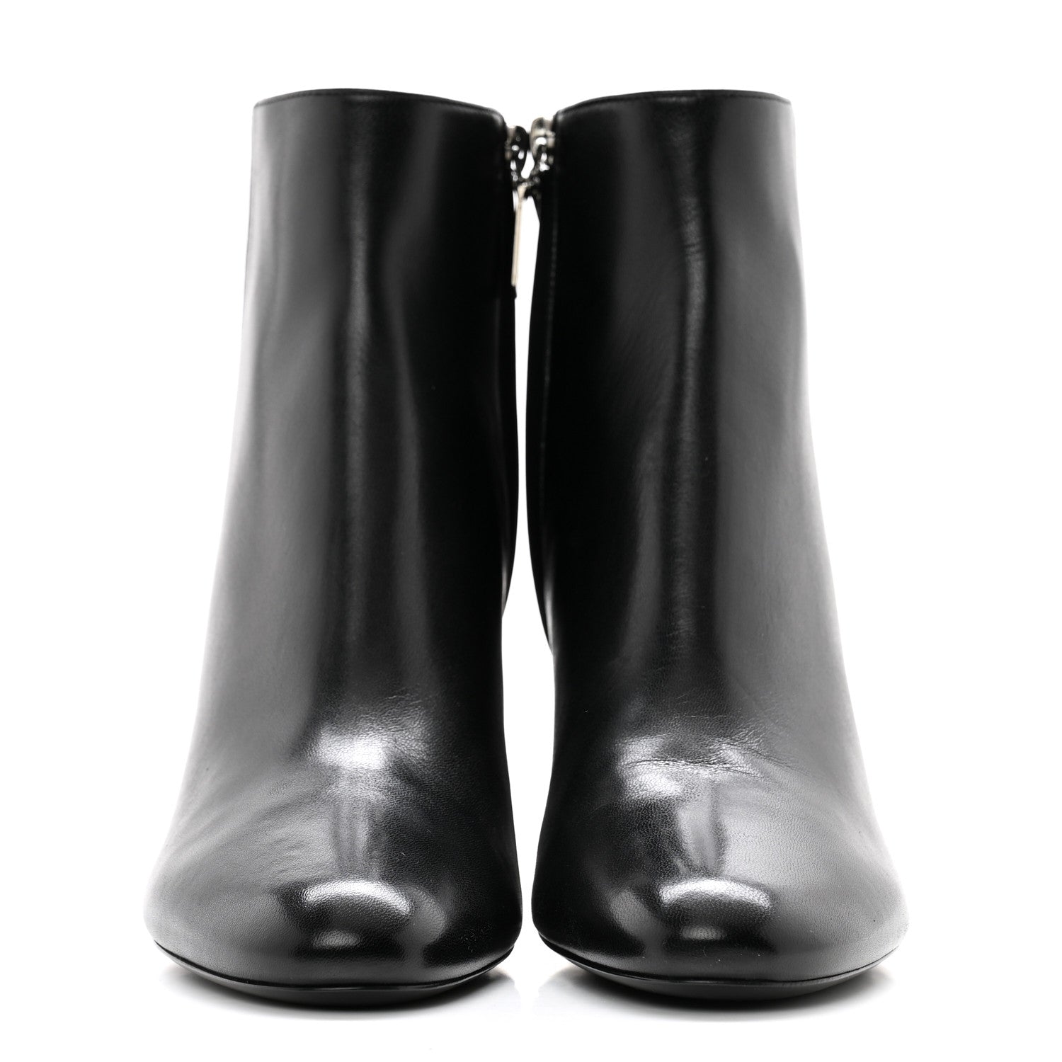 Saint Laurent Nappa Vendome Loulou Ankle Zip Boot 38 Black 2 of 10
