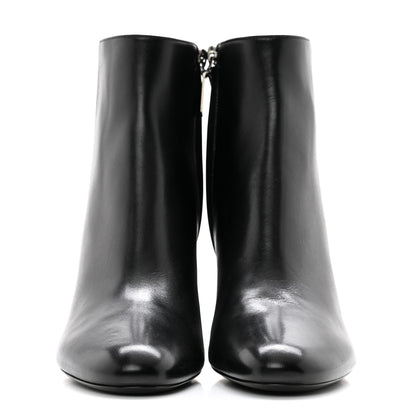 Saint Laurent Nappa Vendome Loulou Ankle Zip Boot 38 Black 2 of 10
