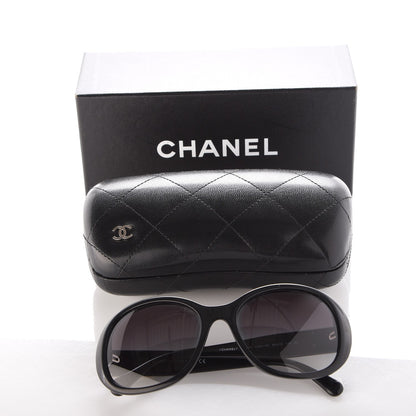 Chanel Acetate CC Turnlock Sunglasses 5235-Q Black Beige 7 of 7