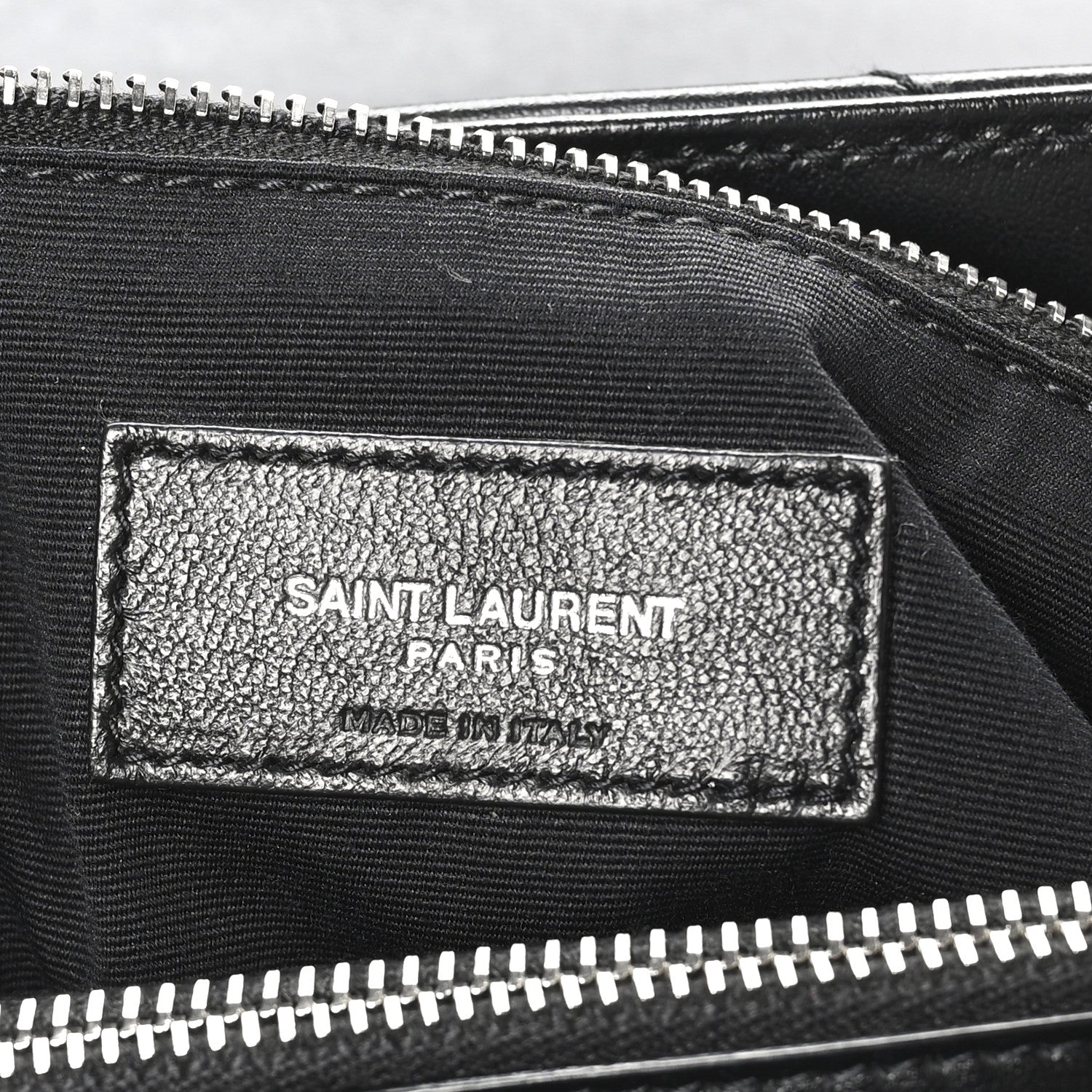 Saint Laurent Calfskin Y Quilted Monogram Medium Loulou Chain Satchel Black 6 of 10