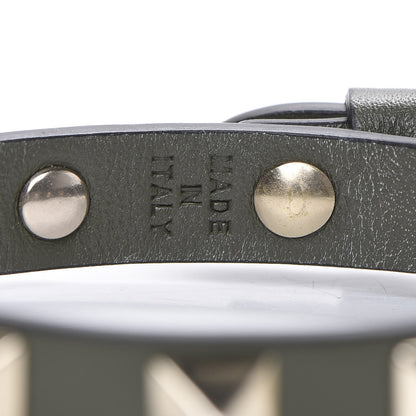 Valentino Garavani Vitello Rockstud Bracelet Kaki 4 of 4