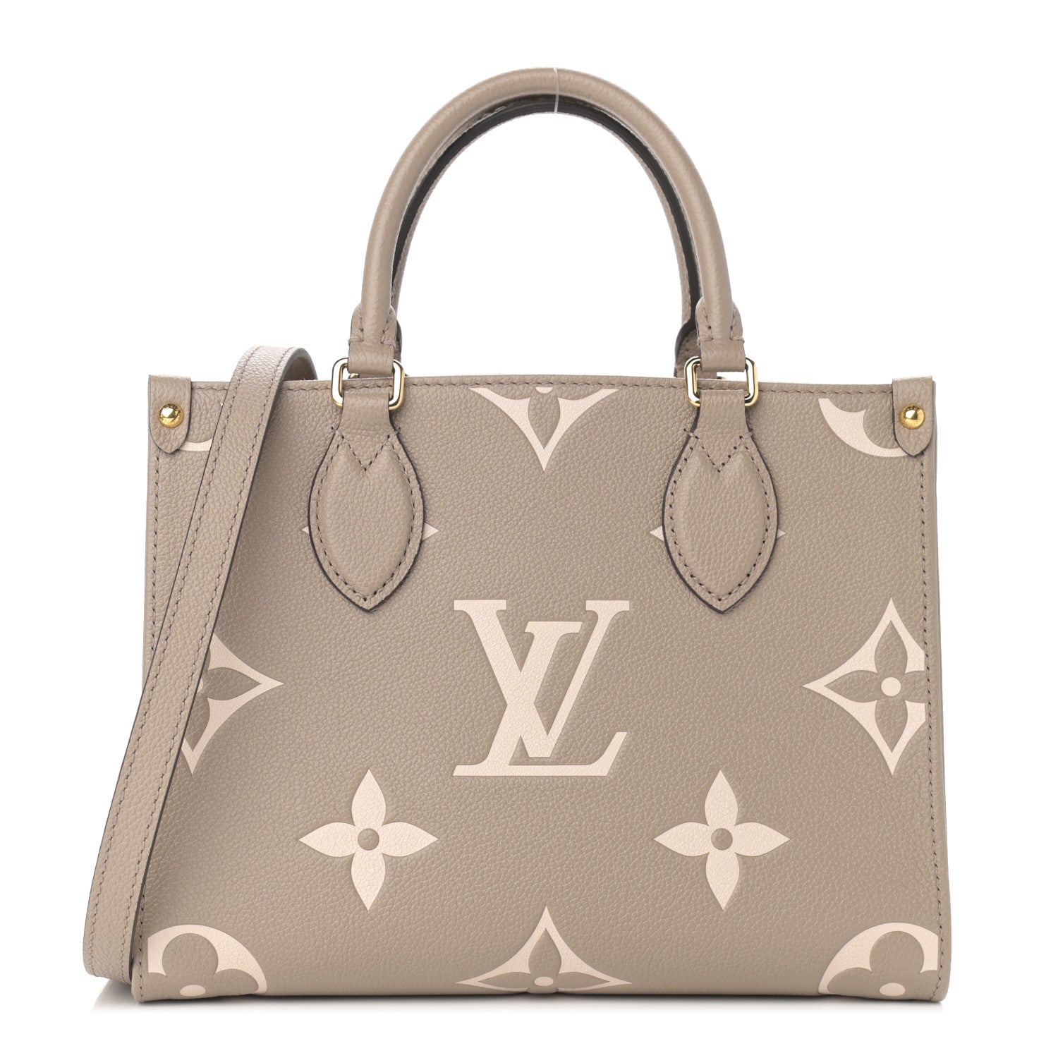 Louis Vuitton Empreinte Monogram Giant Onthego PM Tourterelle Creme 1 of 9