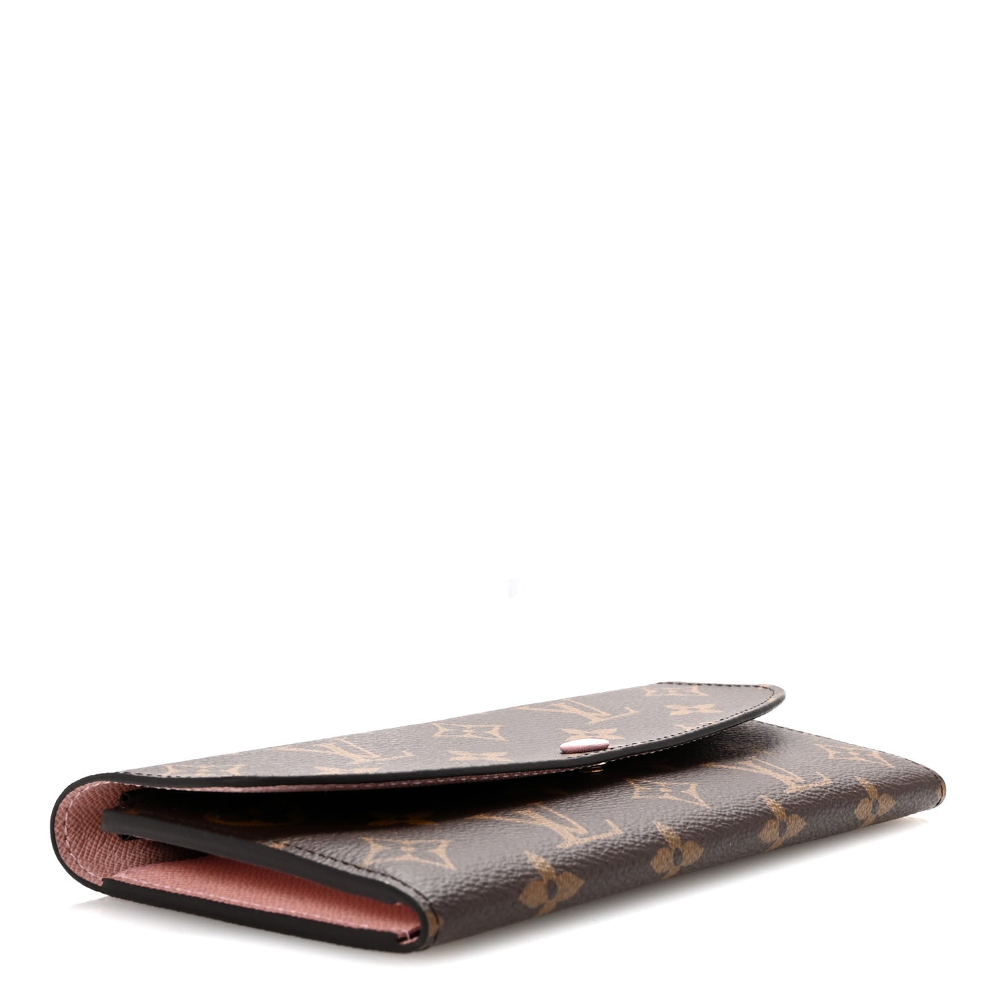Monogram Emilie Wallet Rose Ballerine