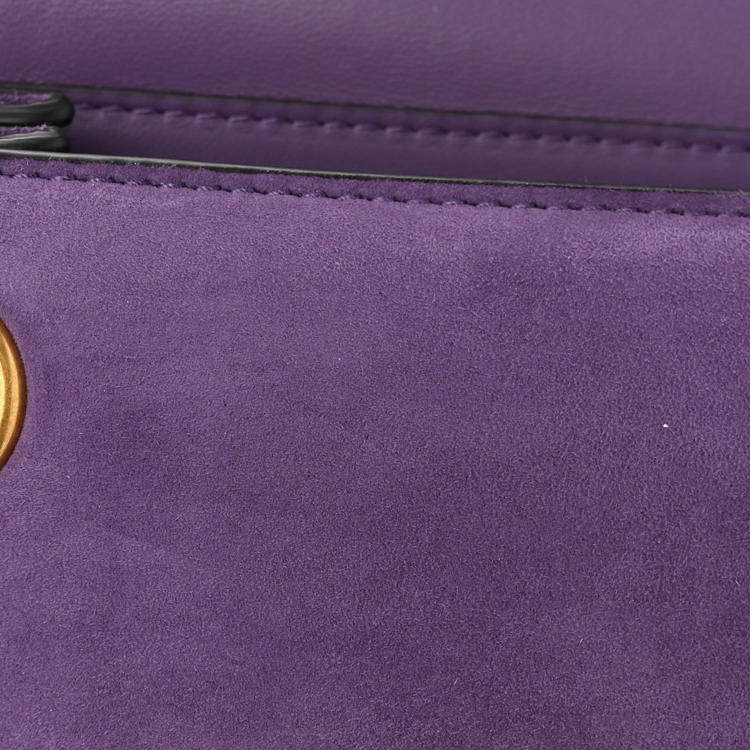 Valentino Garavani Nappa Suede Stud Sign Shoulder Bag Indian Violet 11 of 12