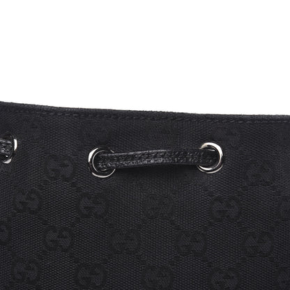 Gucci Monogram Drawstring Hobo Black 12 of 12