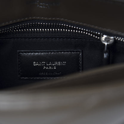 Saint Laurent Calfskin Y Quilted Monogram Toy Loulou Crossbody Bag Faggio 8 of 11