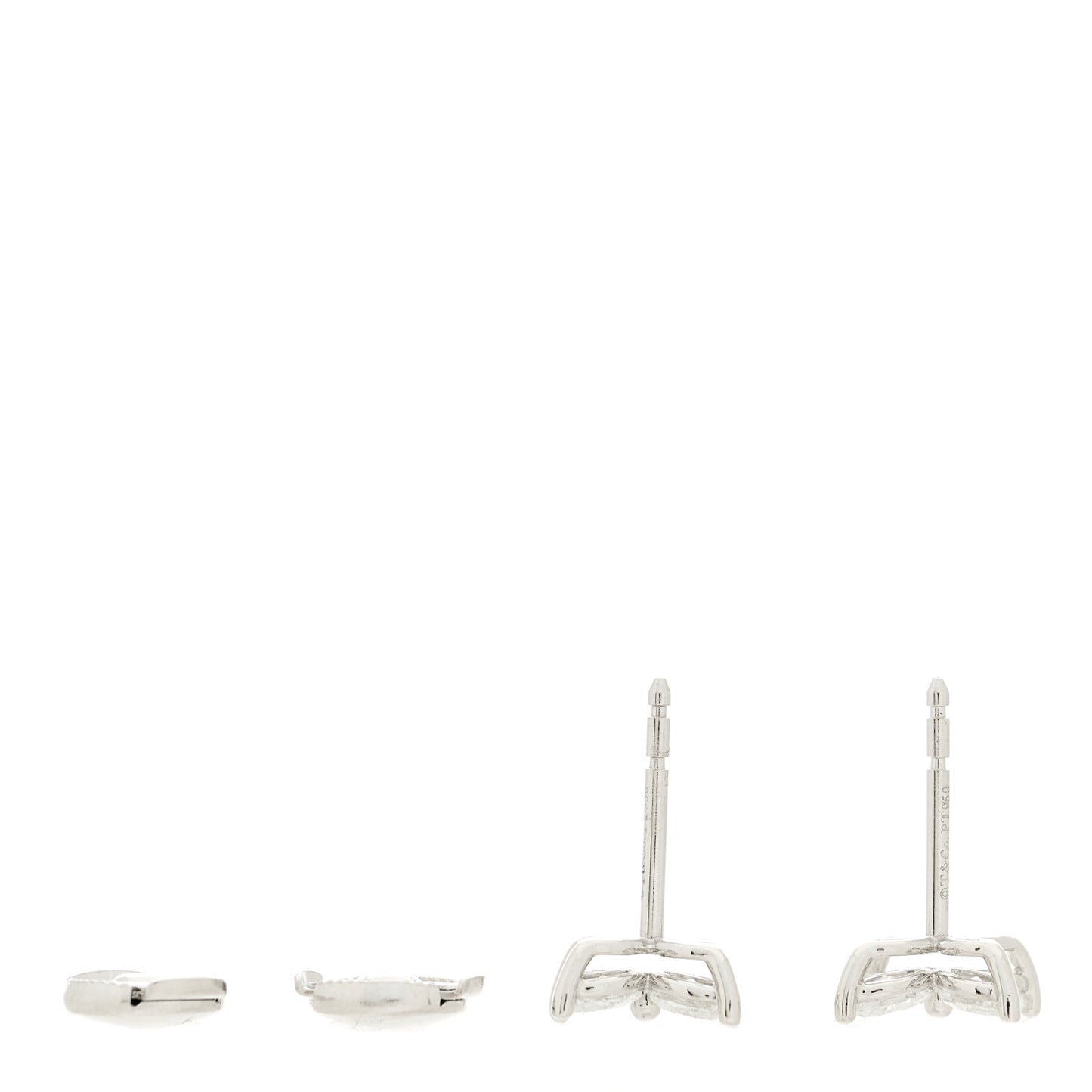 Platinum Diamond .92ctw Medium Victoria Earrings