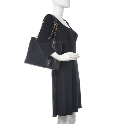 Chanel Caviar Quilted Grand Shopping Tote GST Black 2 of 10