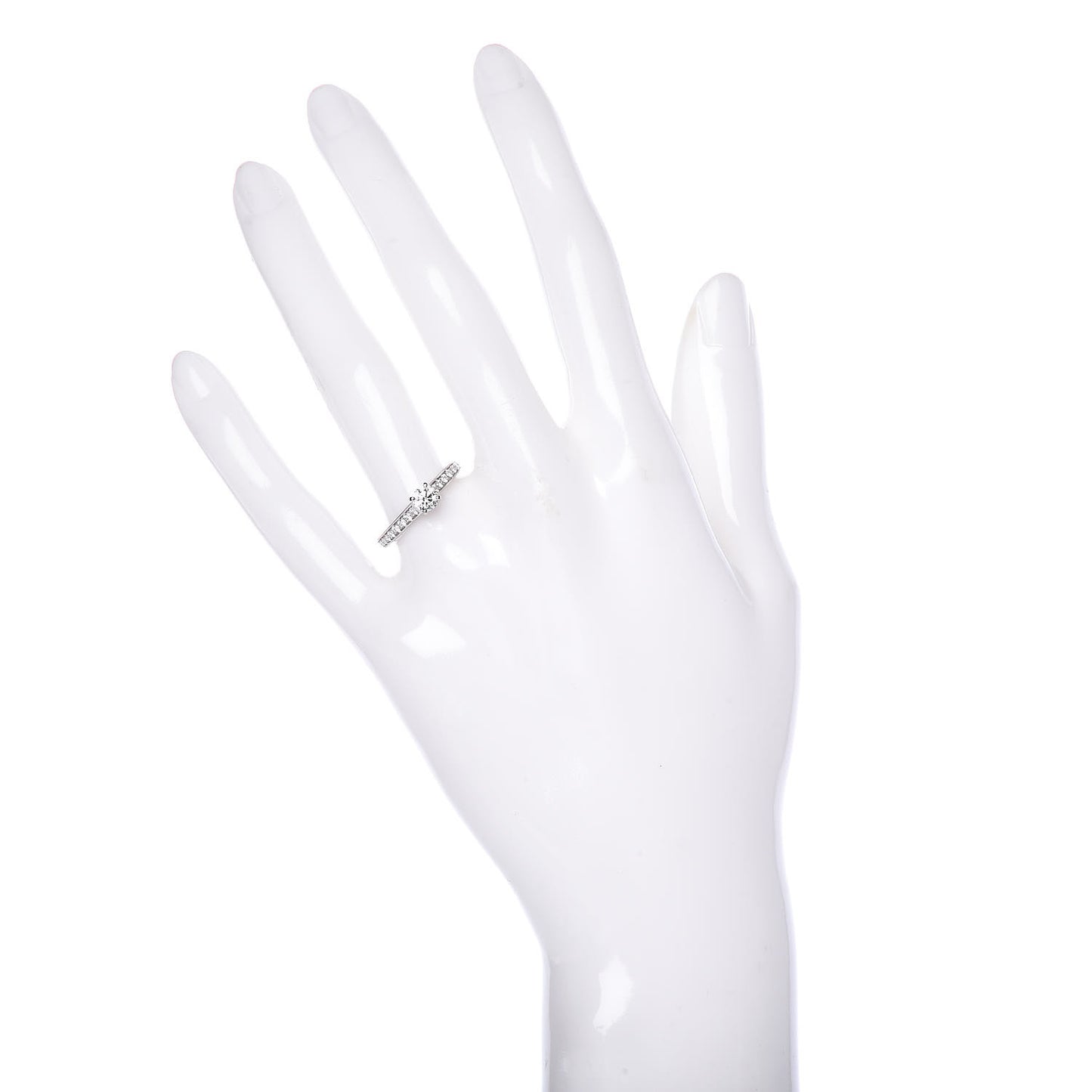 Platinum Diamond .32ct 1895 Solitaire Engagement Ring 52 6