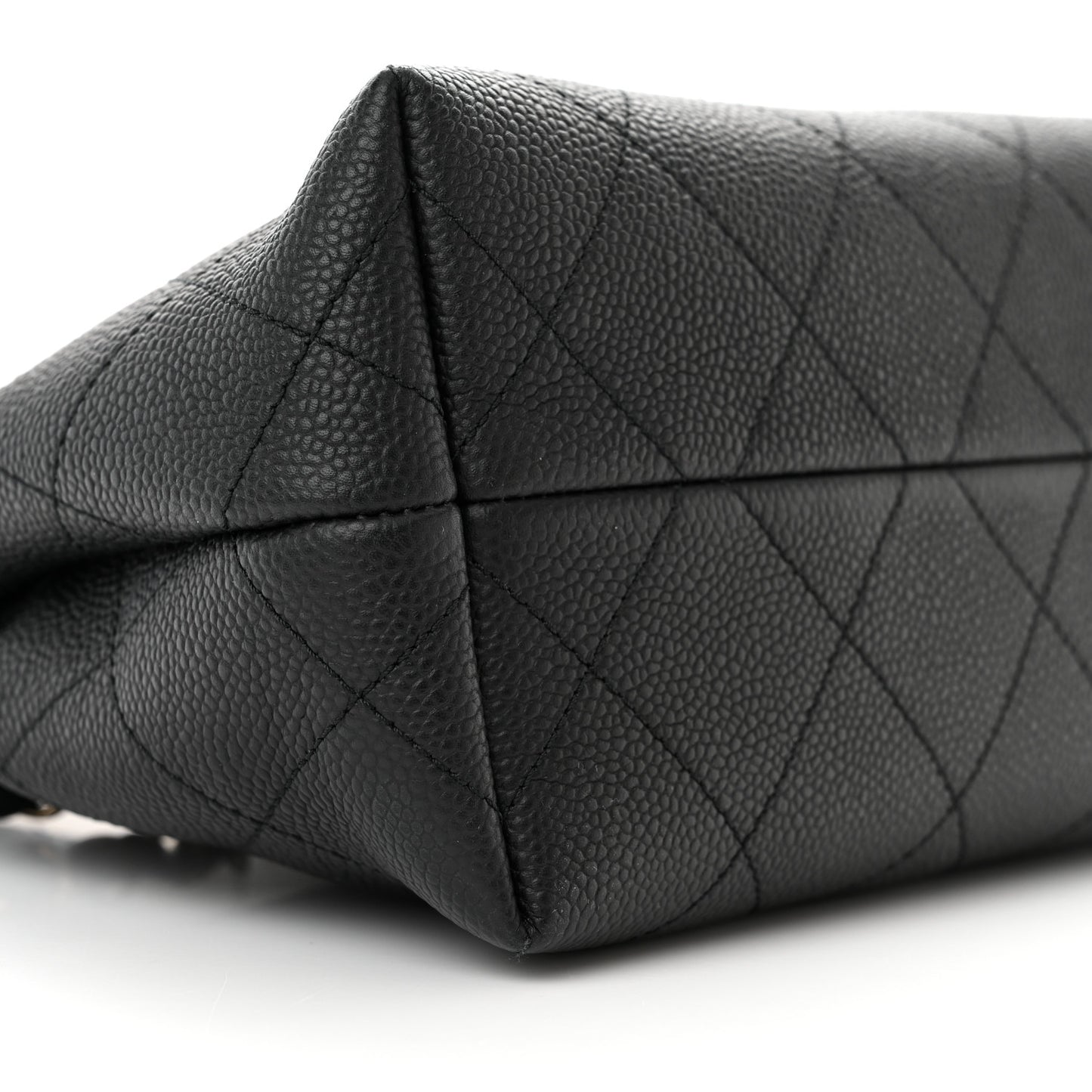 Caviar Quilted Small City Walk Hobo Black