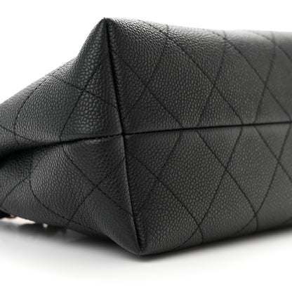 Chanel Caviar Quilted Small City Walk Hobo Black 9 of 10