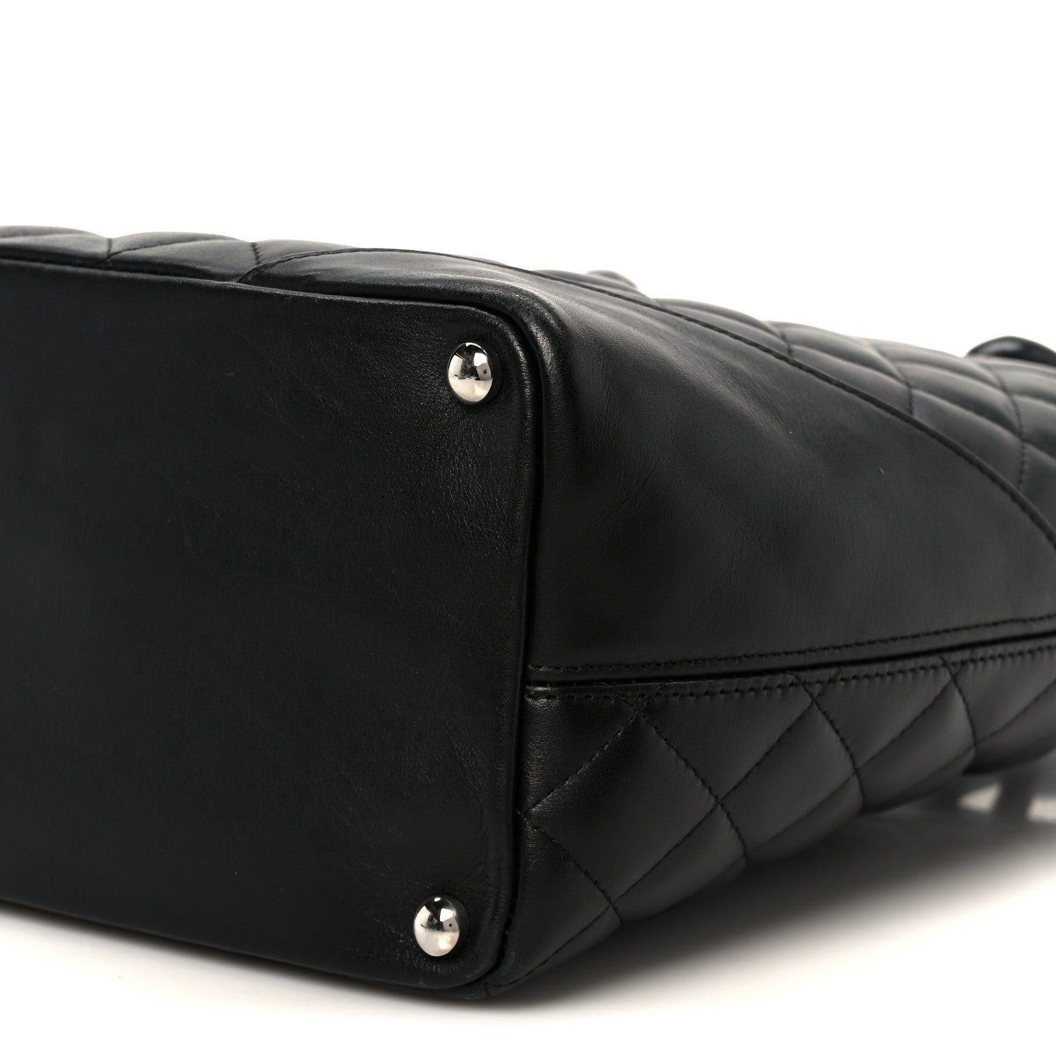 Chanel Calfskin Quilted Medium Cambon Tote Black 10 of 10