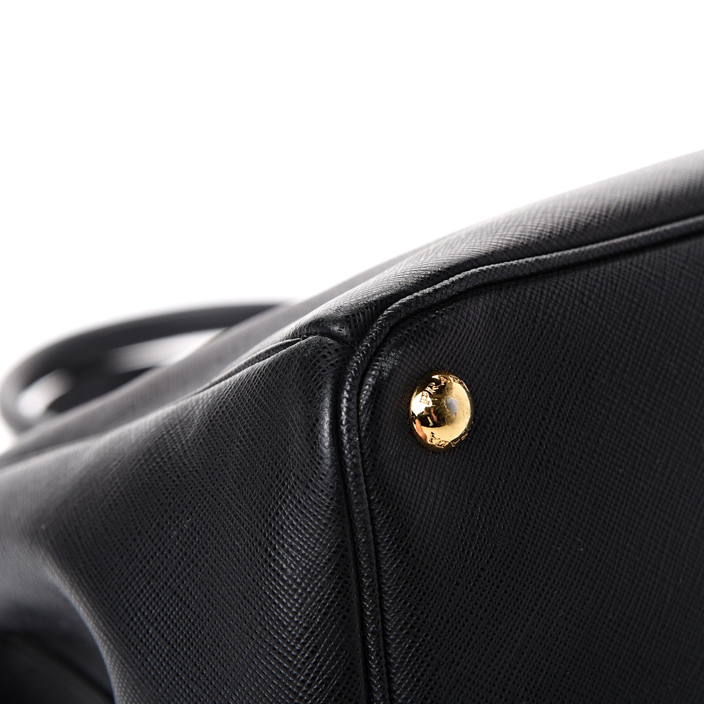 Saffiano Lux Large Tote Black