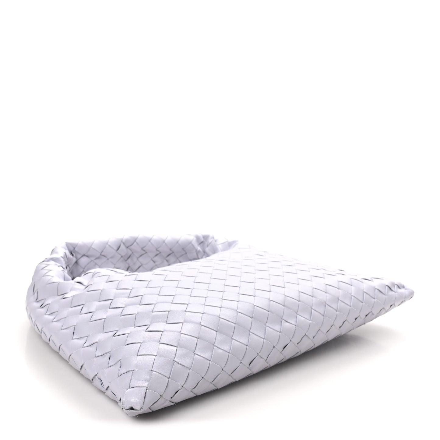 Calfskin Intrecciato Small Hop Oyster Lilac