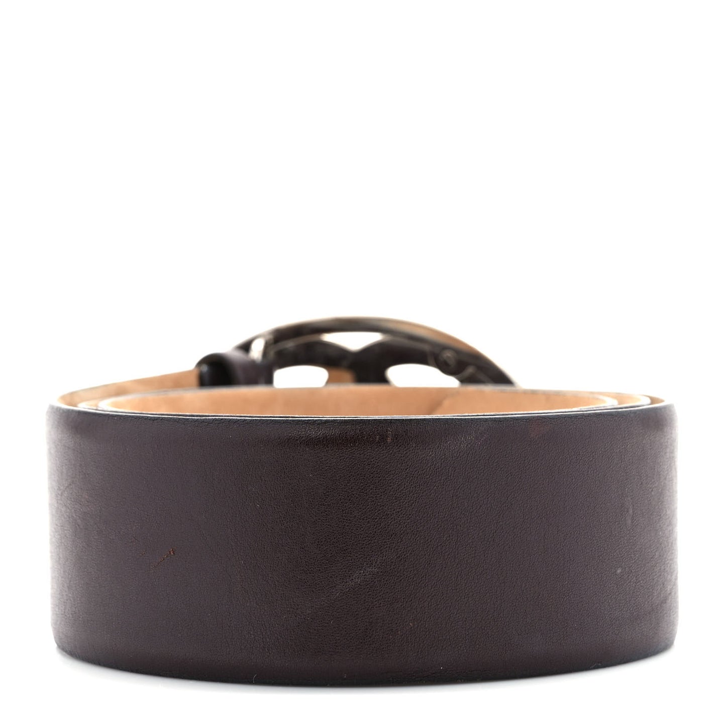 Calfskin CC Belt 95 38 Brown