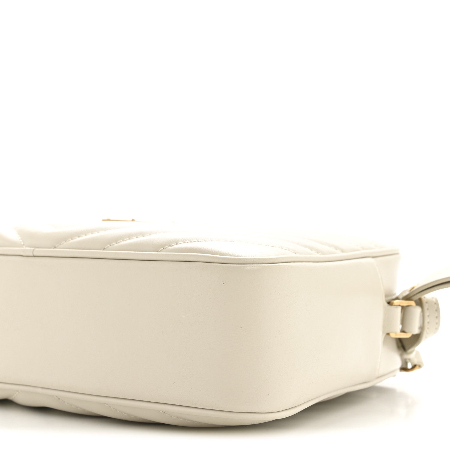 Saint Laurent Calfskin Matelasse Monogram Lou Camera Bag Crema Soft 10 of 12