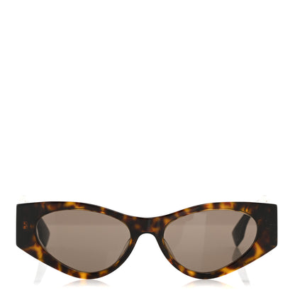 Fendi Acetate O'Lock Cat Eye Sunglasses FE40049I Tortoise Black 2 of 8