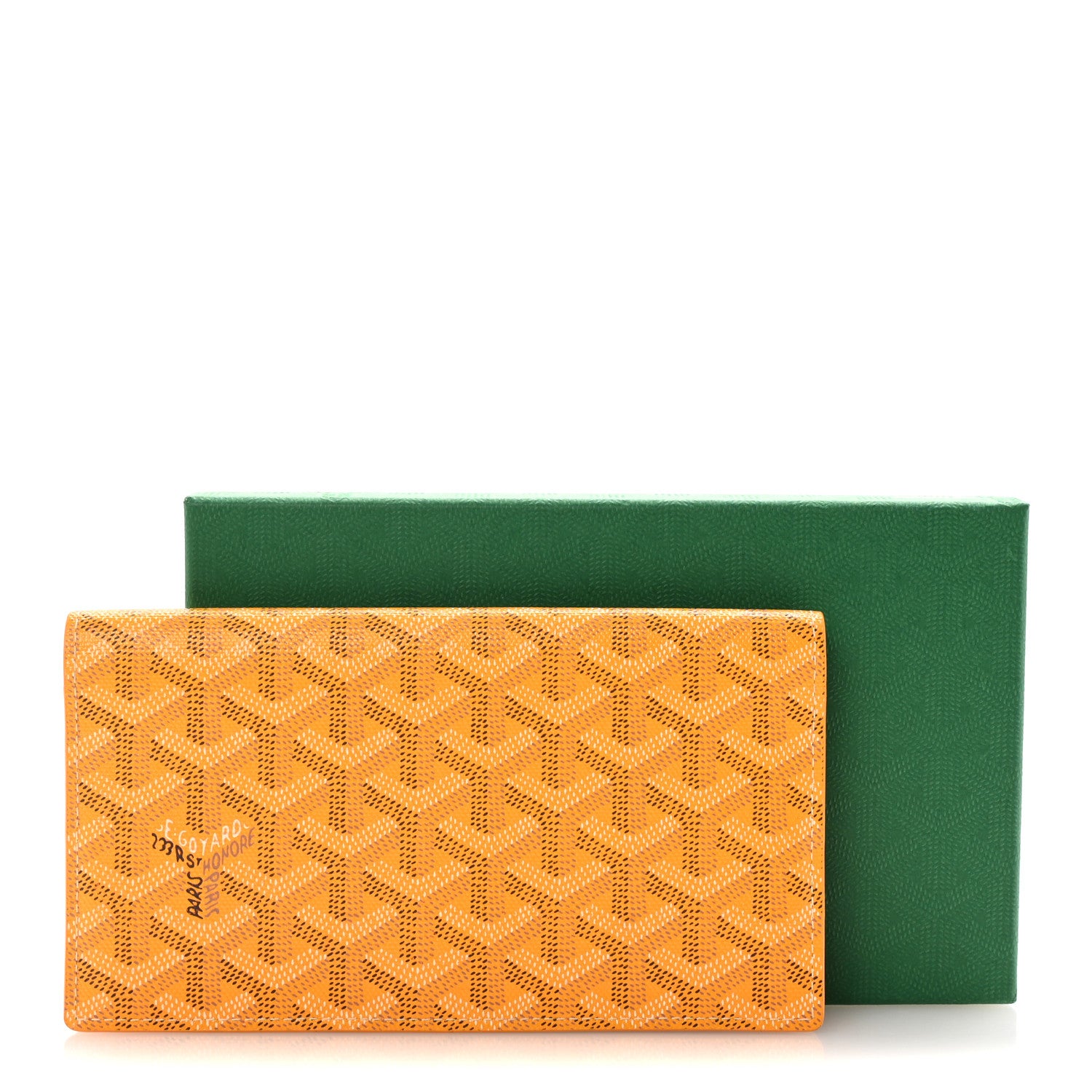 Goyard Goyardine Richelieu Wallet Yellow 7 of 7