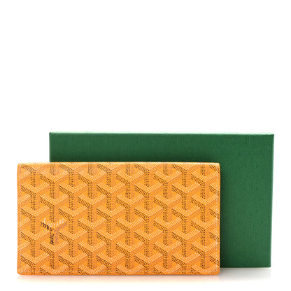 Goyard Goyardine Richelieu Wallet Yellow 7 of 7