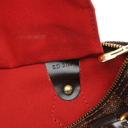 Louis Vuitton Damier Ebene Speedy Bandouliere 25 7 of 10