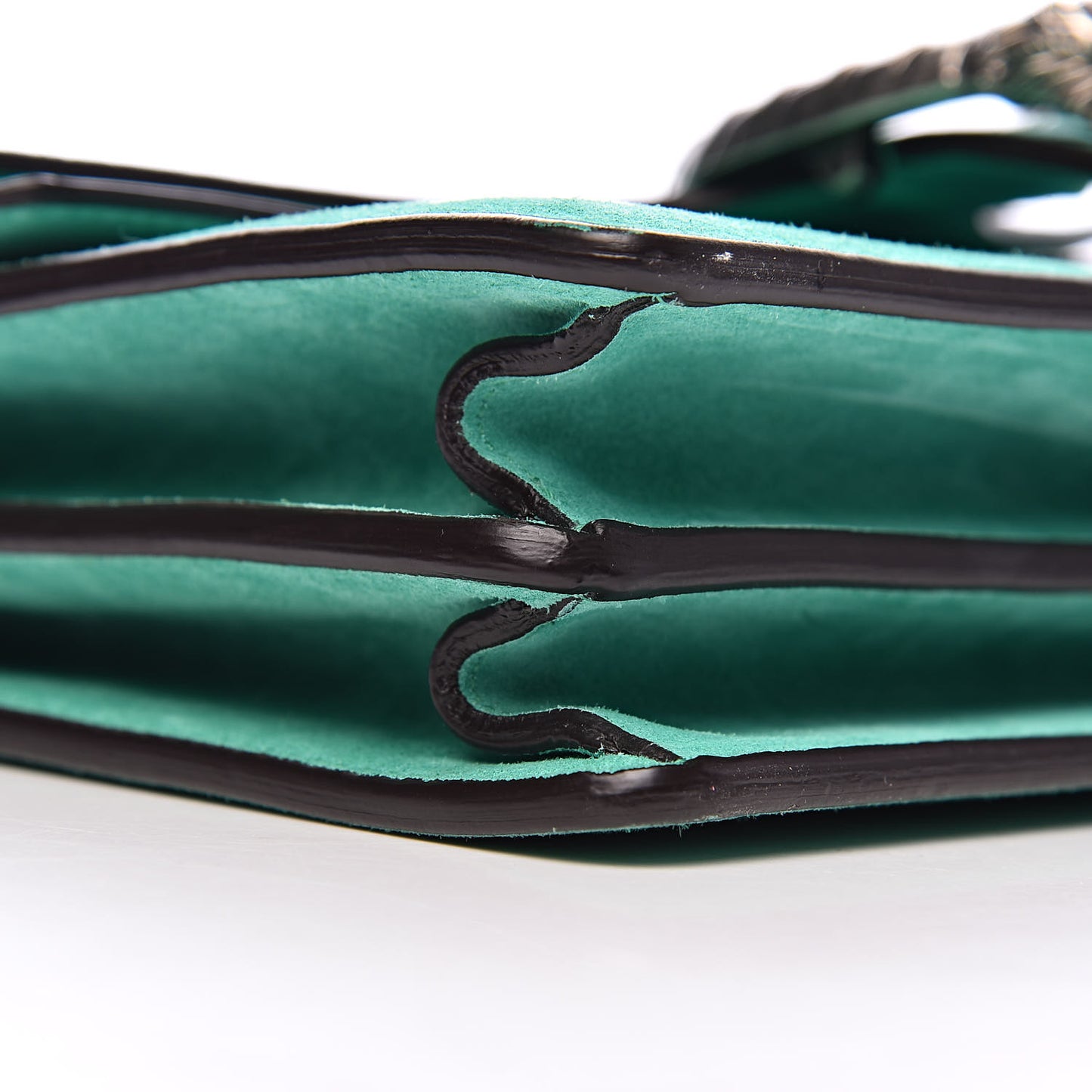 Suede Small Dionysus Shoulder Bag Green