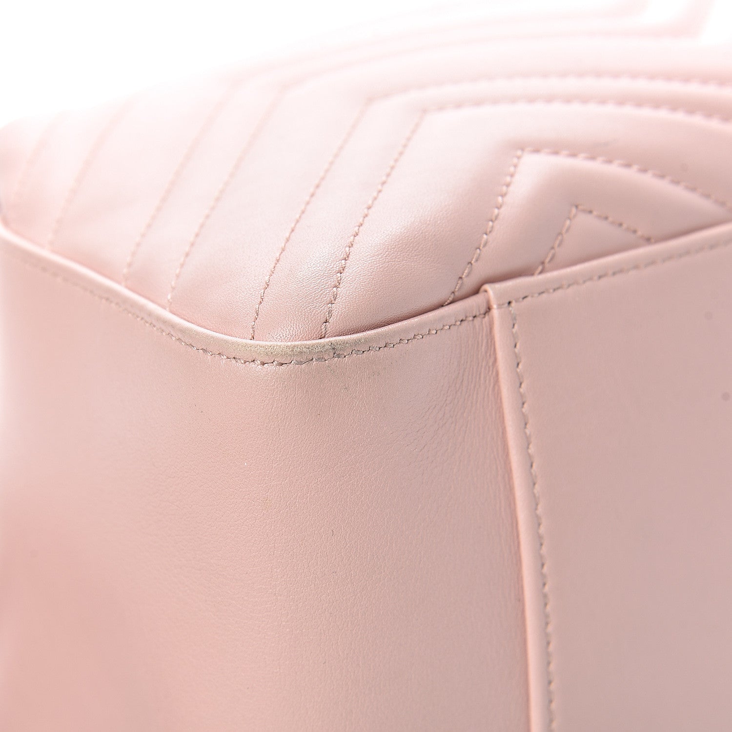 Gucci Calfskin Matelasse Medium GG Marmont Shoulder Tote Bag Perfect Pink 11 of 16