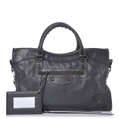 Balenciaga Agneau Classic Hardware City Gris Fossile 1 of 9