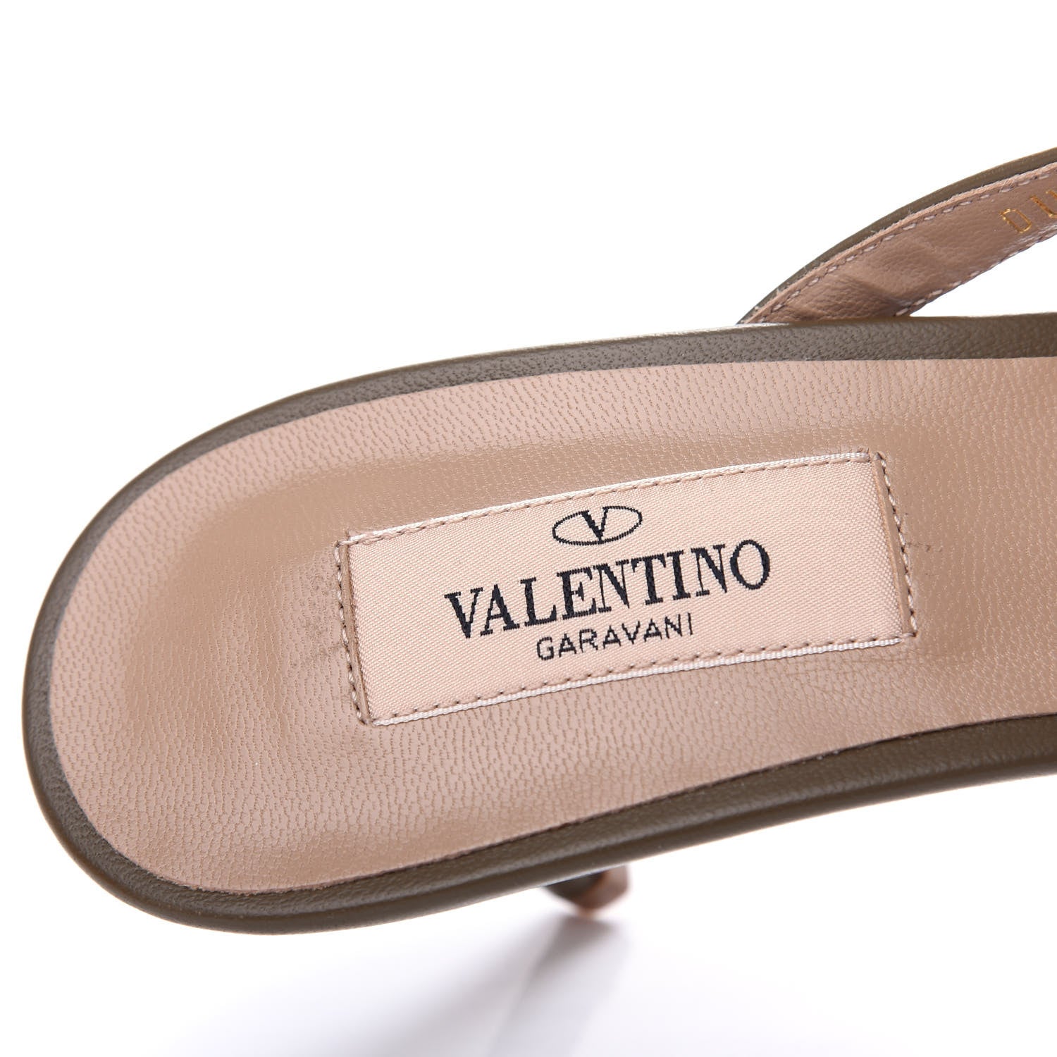 Valentino Garavani Nappa Rockstud 60mm Slide Sandals 38 Lichen 8 of 11