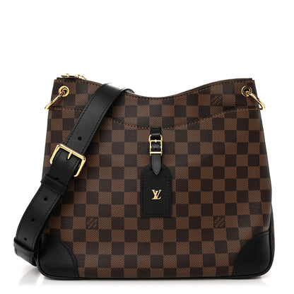 Louis Vuitton Damier Ebene Odeon MM Black 1 of 9