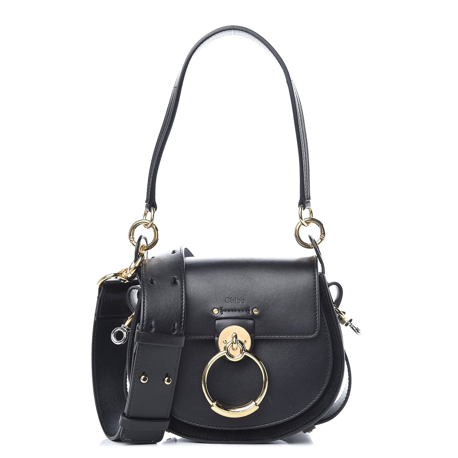 Chloe Calfskin Small Tess Bag Black 1 of 10
