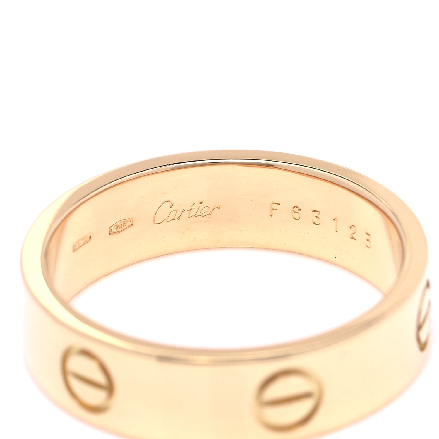 Cartier 18K Yellow Gold 5.5mm LOVE Ring 63 10.25 4 of 4