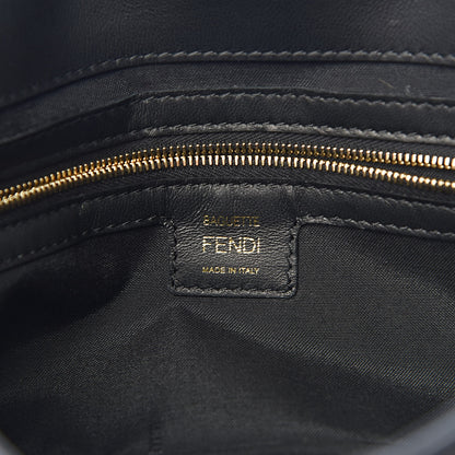 Fendi Nappa FF 1974 Embossed Baguette Black 6 of 10