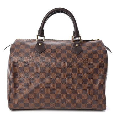 Louis Vuitton Damier Ebene Speedy 30 1 of 9