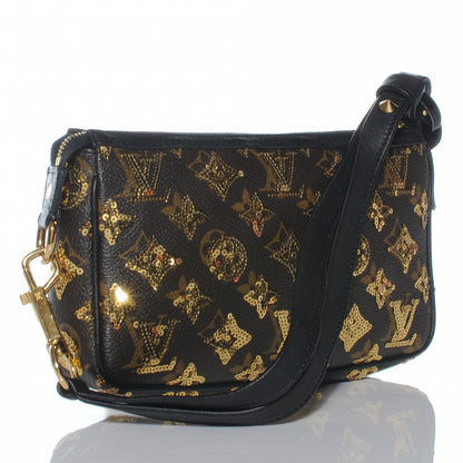 Louis Vuitton Monogram Sequins Eclipse Pochette Gold 3 of 7
