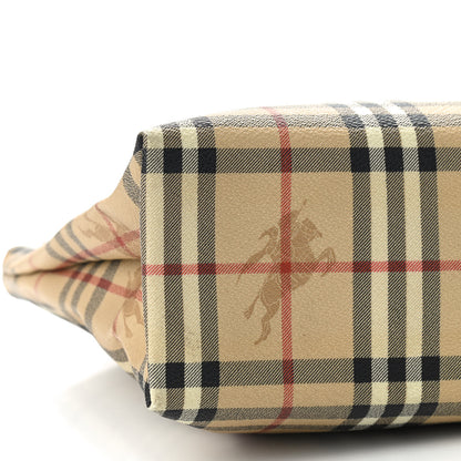 Burberry Haymarket Check Medium Tote Red 5 of 11