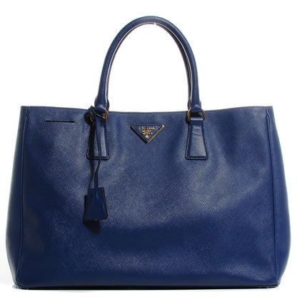 Prada Saffiano Lux Large Tote Bluette 1 of 11