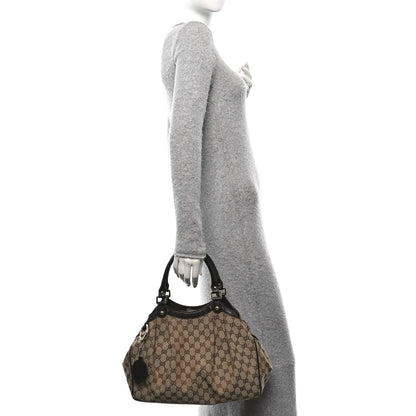 Gucci Monogram Medium Sukey Tote Dark Brown 2 of 12