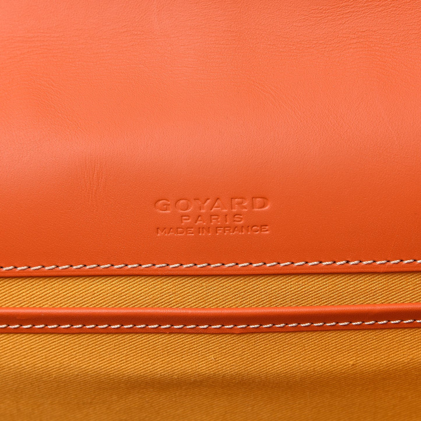 Goyardine Belvedere II MM Messenger Bag Orange