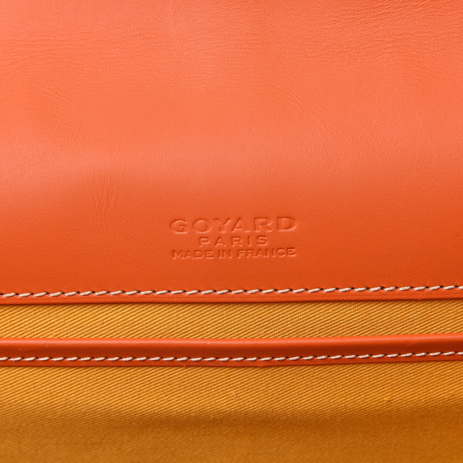 Goyard Goyardine Belvedere II MM Messenger Bag Orange 6 of 12
