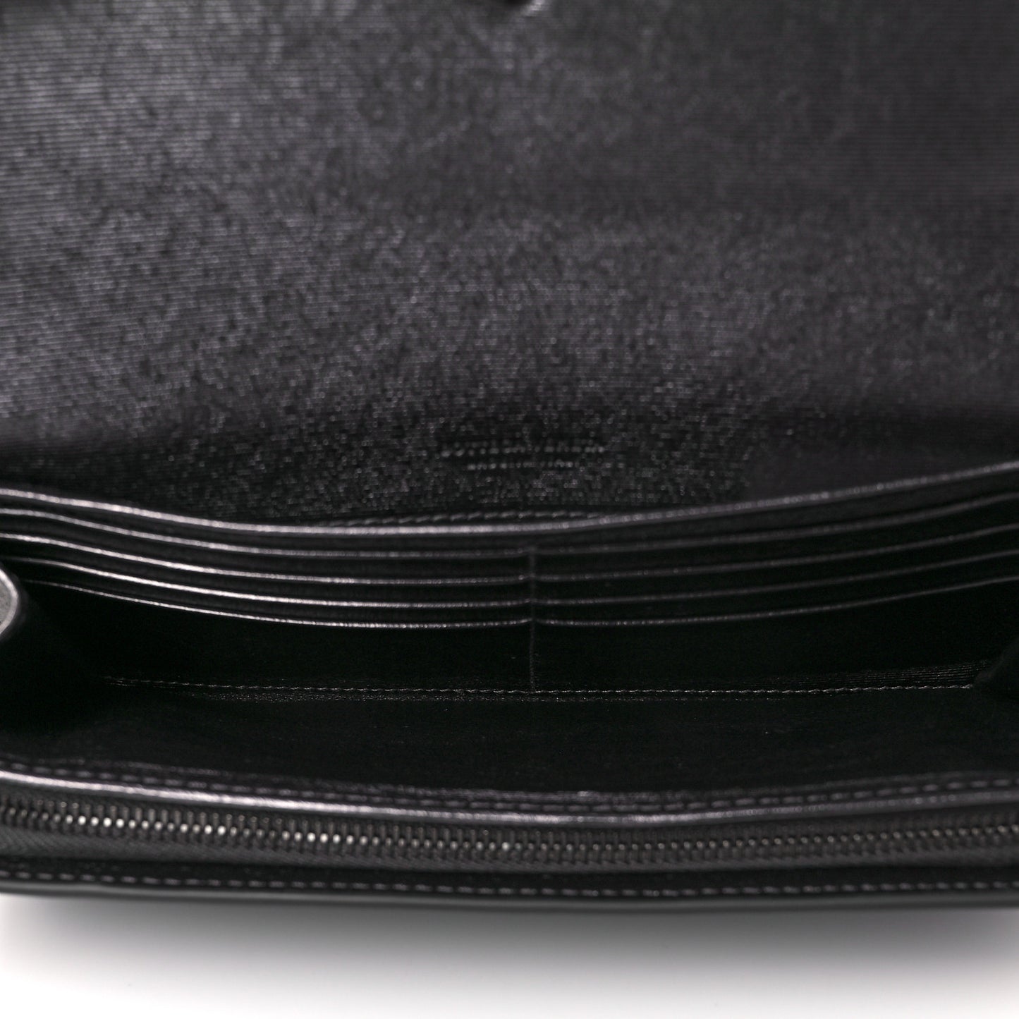 Metallic Grosgrain Intrecciato Continental Flap Wallet Argento Ossidato