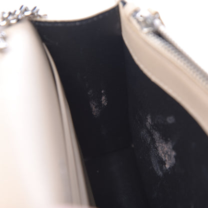 Saint Laurent Smooth Calfskin Classic Monogram Kate Tassel Chain Wallet Nude Powder 10 of 13