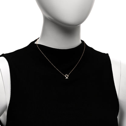Tiffany 18K Rose Gold Small Paloma Picasso Loving Heart Pendant Necklace 2 of 4