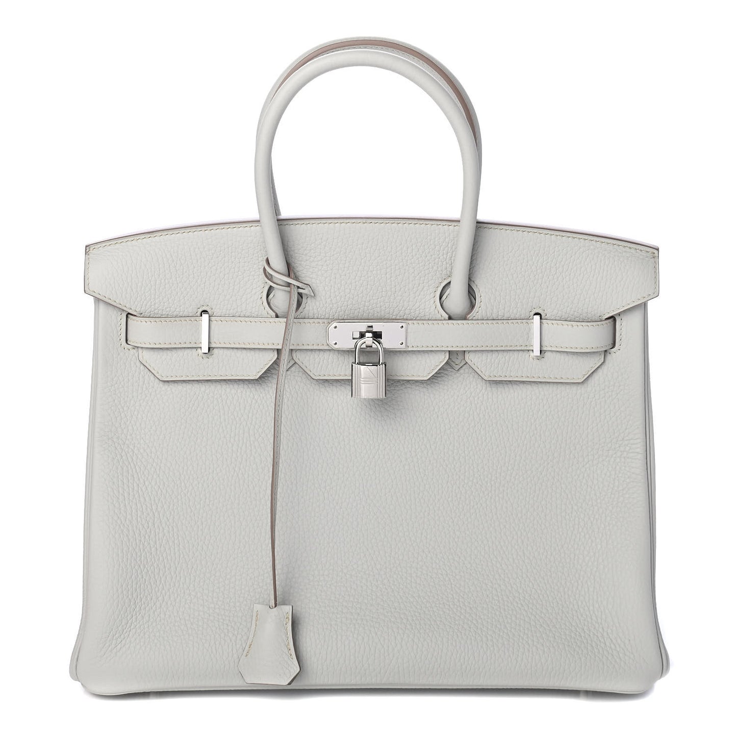 Taurillon Clemence Birkin 35 Gris Perle
