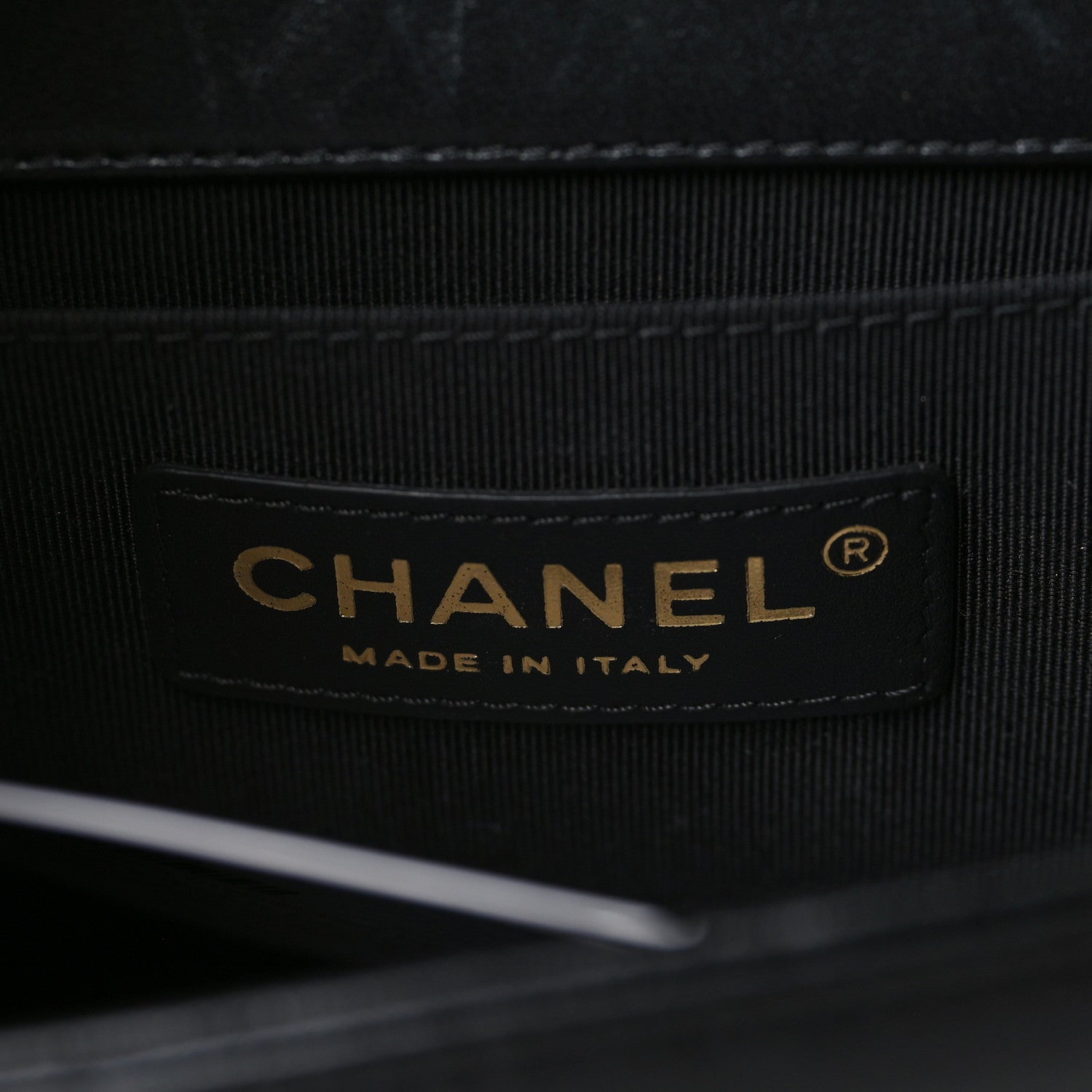 Chanel Lambskin Embroidered Camellia Quilted Small Boy Flap Black 6 of 11