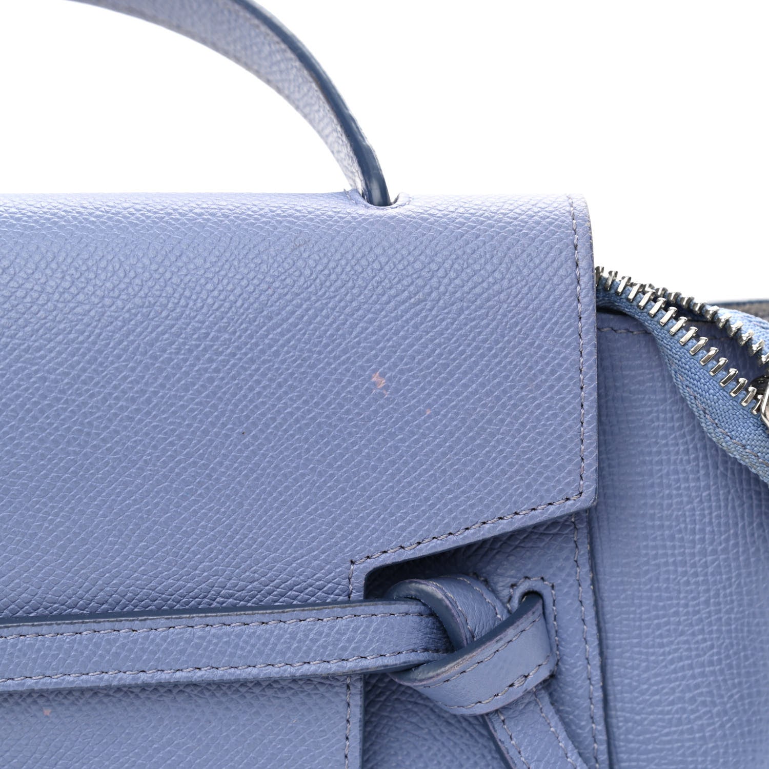 Celine Grained Calfskin Nano Belt Bag Amethyst 13 of 14