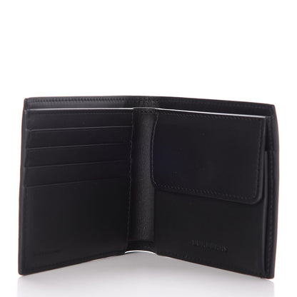 Burberry Grained Calfskin BBi-Fold Wallet Black 5 of 8