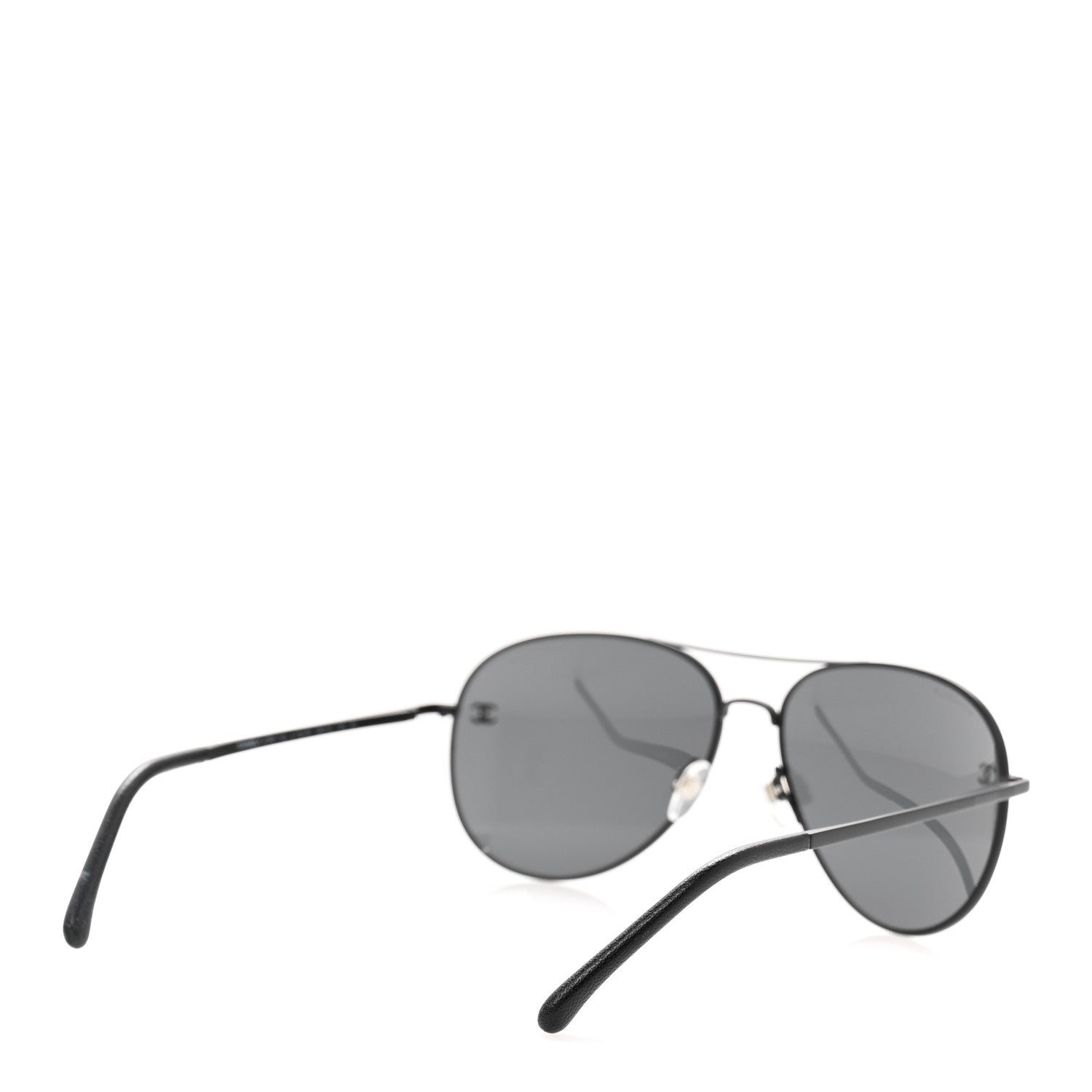Chanel Aviator CC Sunglasses 4189-T-Q Black 4 of 8