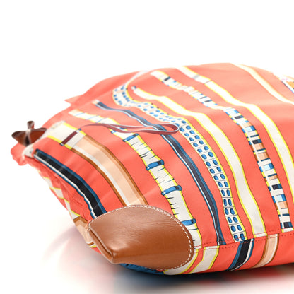 Hermes Silk Les Cannes Silky City 33 Bag Orange 10 of 11