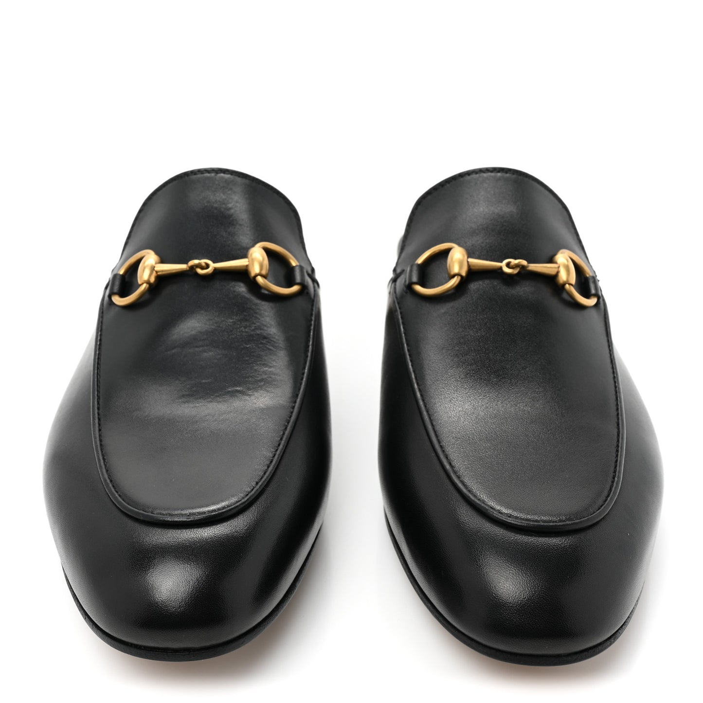 Calfskin Womens Princetown Slippers 37 Black