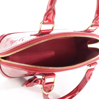 Louis Vuitton Vernis Alma BB Cherry 5 of 7